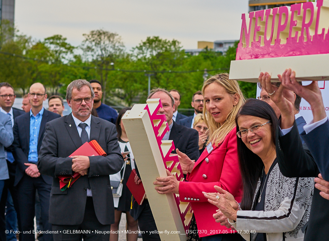 11. Mai 2017 - Grundsteinlegung für die LOGE und dem Kulturquadrat in Neuperlach